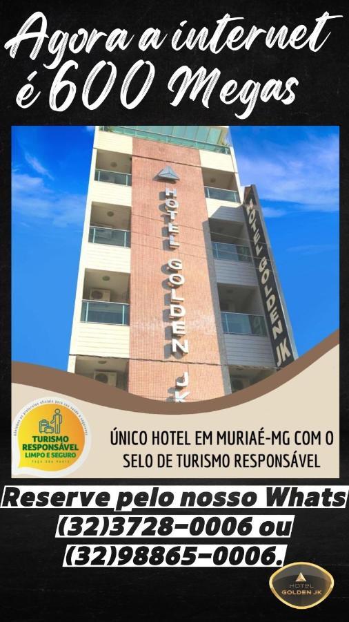 Hotel Golden Jk Muriaé Exteriör bild